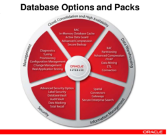 Relatórios de uso Database Options/Packs
